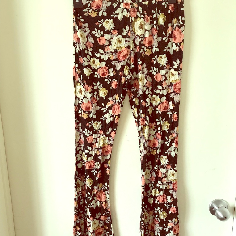 Flared Flower Leggings